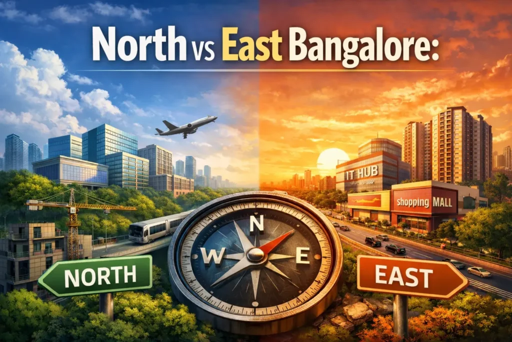 Nor⁠th- vs- E‌ast -Banga⁠lore comparison-in-2026