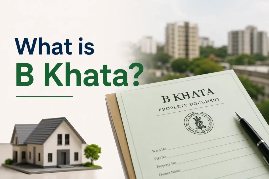 What is B Khata Certificate