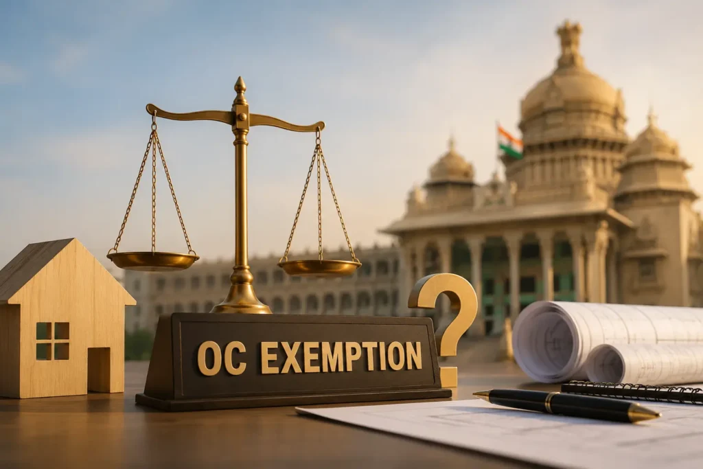 OC Exemption in Karnataka 2026