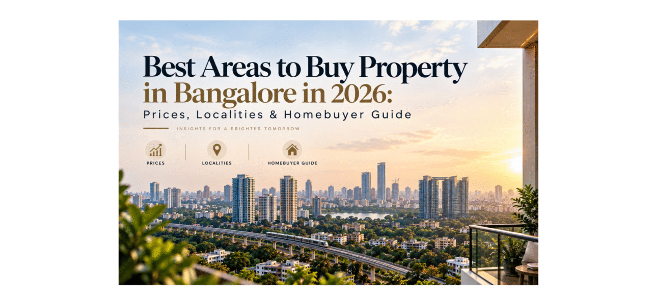 Best Area to buy property in bangalore 2026